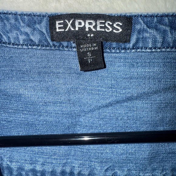 Express Denim Blue Dress - Picture 2 of 3